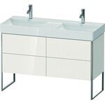 Duravit Waschtischunterbau XSQUARE 731x1184x460mm, 4 Auszüge weiß hochglanz