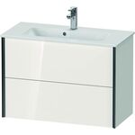 Duravit Waschtischunterbau Compact XVIU 560x810x390mm Prof. sw ma weiß hochglanz