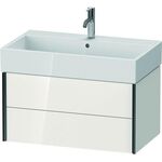 Duravit Waschtischunterbau XVIU 397x784x454mm Prof. sw ma weiß hochglanz