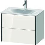 Duravit Waschtischunterbau XVIU 557x710x480mm Prof. sw ma weiß hochglanz