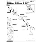 Keuco Absperrventil IXMO UP f 1 Verbr Rosette rund sw ma