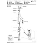 Keuco EH-WT-MI 100 IXMO Pure vc m Zugstange