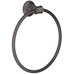 Handtuchring AXOR MONTREUX Wandmontage brushed black chrome