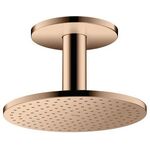 Kopfbrause 250 1jet AXOR Deckenmontage polished red gold
