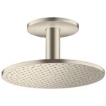 Kopfbrause 300 2jet AXOR Deckenmontage brushed nickel