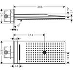 Kopfbr 250/580 3jet AXOR SHOWERSOLUTIONS brushed bronze