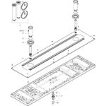 Kopfbrause 1200 AXOR SHOWERHEAVEN 4jet, ohne Beleuchtung brushed nickel
