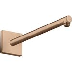 HG Brausearm AXOR 390mm, DN 15, eckig brushed red gold