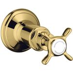 Abstellventil AXOR MONTREUX DN 15/DN 20 UP polished gold optic