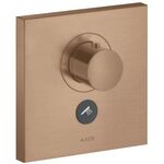 Thermostat SQUARE AXOR SHOWERSOLUTIONS Highflow UP f 1 Verbr u 1Abgang bru red