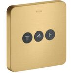 Ventil SHOWERSELECT SOFT AXOR UP für 3 Verbraucher brushed gold optic