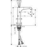 EH-WT-MI 190 AXOR CITTERIO E DN 15 f Waschschüs. o Zugst. Stain st op