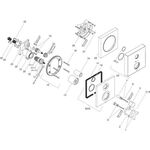 Thermostat AXOR CITTERIO UP m Ab-/Umstellv. u KreGr bru bl chrome