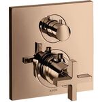 Thermostat AXOR CITTERIO UP m Ab-/Umstellv. u KreGr pol. red gold