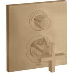 Thermostat AXOR CITTERIO UP m Abstellventil u KreGr bru bronze