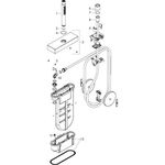 Wannenrand-Set AXOR EDGE m sBox Stabhandbr. 2jet pol. red gold