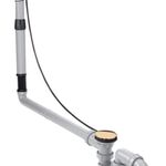 Ab-/Überlaufgarnitur AXOR EXAFILL S m Fs für Sonderwannen polished bronze