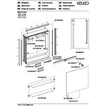 Keuco Spiegelschrank ROYAL LUMOS Anschlag rechts 650x735x165mm