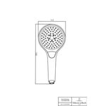 V&B Handbrause VERVE SHOWERS 114x62x249mm, rund chrom