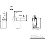 V&B Seifenspender ELEMENTS TENDER 70x120x209mm, rund chr