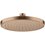 HG Kopfbrause AXOR 220, 1 jet, EcoSmart brushed red gold