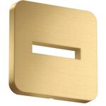 HG Rosette softsquare f Axor Uni Showers bru brass