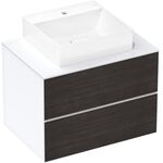 HG Waschtischunterschrank Xevolos E 780x555x550mm Ko mweiß Fr eiche deunkel