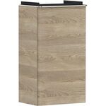 HG Waschtischunterschrank Xelu Q 340x605x245mm Türansch li Ei na Gri chr