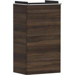 HG Waschtischunterschrank Xelu Q 340x605x245mm Türansch li NB du Gri chr