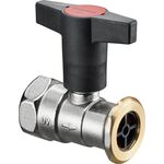 OV Pumpenkugelhahn Optibal P m Sperrvent. MS DN 32 Rp 1 1/4ZollxG 2Zoll