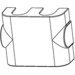 OV Design-Abdeckung für Multiblock TF weiß