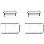 OV Klemmringverschraubung Regusol Set, Messing, DN 20 18mm (4 Stück)