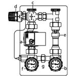 OV Kessel-Anbindesys Regumat RTA-130 VR DN 25 mit Wilo Yonos PARA 25/6 RKC