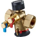 OV Regulierventil Cocon QTZ m Messventilen 2 x IG DN 15 30-210 l/h