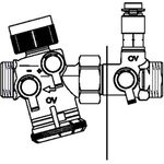 OV Regulierventil Cocon QTZ m Messblende 2 x AG DN 15 30-210 l/h