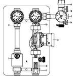 OV Übergabestation Regusol LH-130 DN 25 Wilo-Yonos PARA 25/7.5 PWM