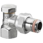 OV HK-Verschraubung Combi 2 MS vernickelt Eck DN 15 selbstdichtend