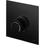 OV Abdeckung Unibox RTL mit Thermostat Echtglas schwarz