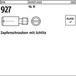 Zapfenschraube DIN 927 Schlitz M4x 4 14 H 100 Stück - VPE: 100