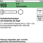 Sechskantschraube DIN 933 VG M24x65 8.8 flZnnc 480h-L 25St. - VPE: 25