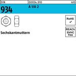 Sechskantmutter DIN 934 M2,3 A1/A2 100 Stück - VPE: 100
