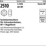 Sechskantmutter DIN 2510 f.Schraubenbolzen NF M24 1.7218 1 Stück