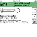 Sechskantschraube ISO 4017 VG M27x120 1.7218 +QT (25CrMo4) galv.verz. 1St.