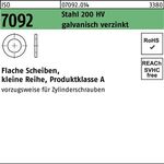 Unterlegscheibe ISO 7092 8 Stahl 200 HV galv.verz. 1000 Stück - VPE: 1000