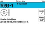 Unterlegscheibe ISO 7093-1 5 A 2 200 HV 1000 Stück - VPE: 1000