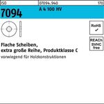 Unterlegscheibe ISO 7094 5 A 4 100 HV 100 Stück - VPE: 100