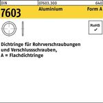 Flachdichtring DIN 7603 33x39x2 Aluminium 100 Stück - VPE: 100