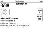 Scheibe ISO 8738 f.Bolzen 3 Stahl 160 HV 1000 Stück - VPE: 1000