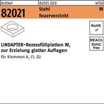Rezessfüllplatte R 82021 FormW W 10/5,5 Stahl feuerverz. 1 Stück LINDAPTER