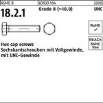 Sechskantschraube R 83933 UNC-Gewinde VG 3/4x 2 1/4 Grade 8 (~10.9) 25 Stück - VPE: 25